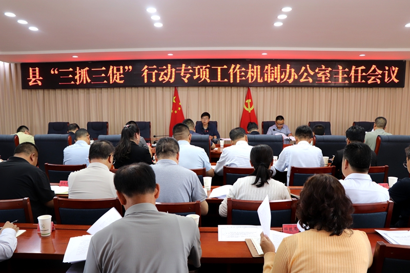 民乐县“三抓三促”行动专项工作 机制办公室主任会议...