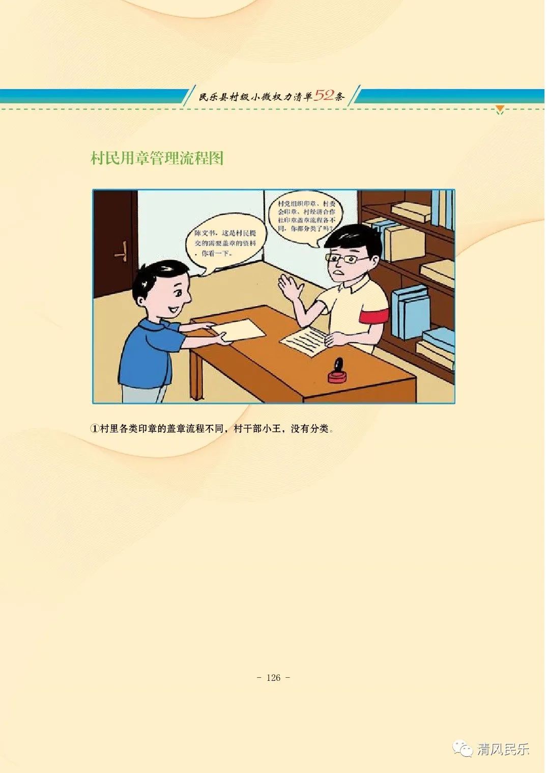 民乐县村级小微权力清单流程漫画