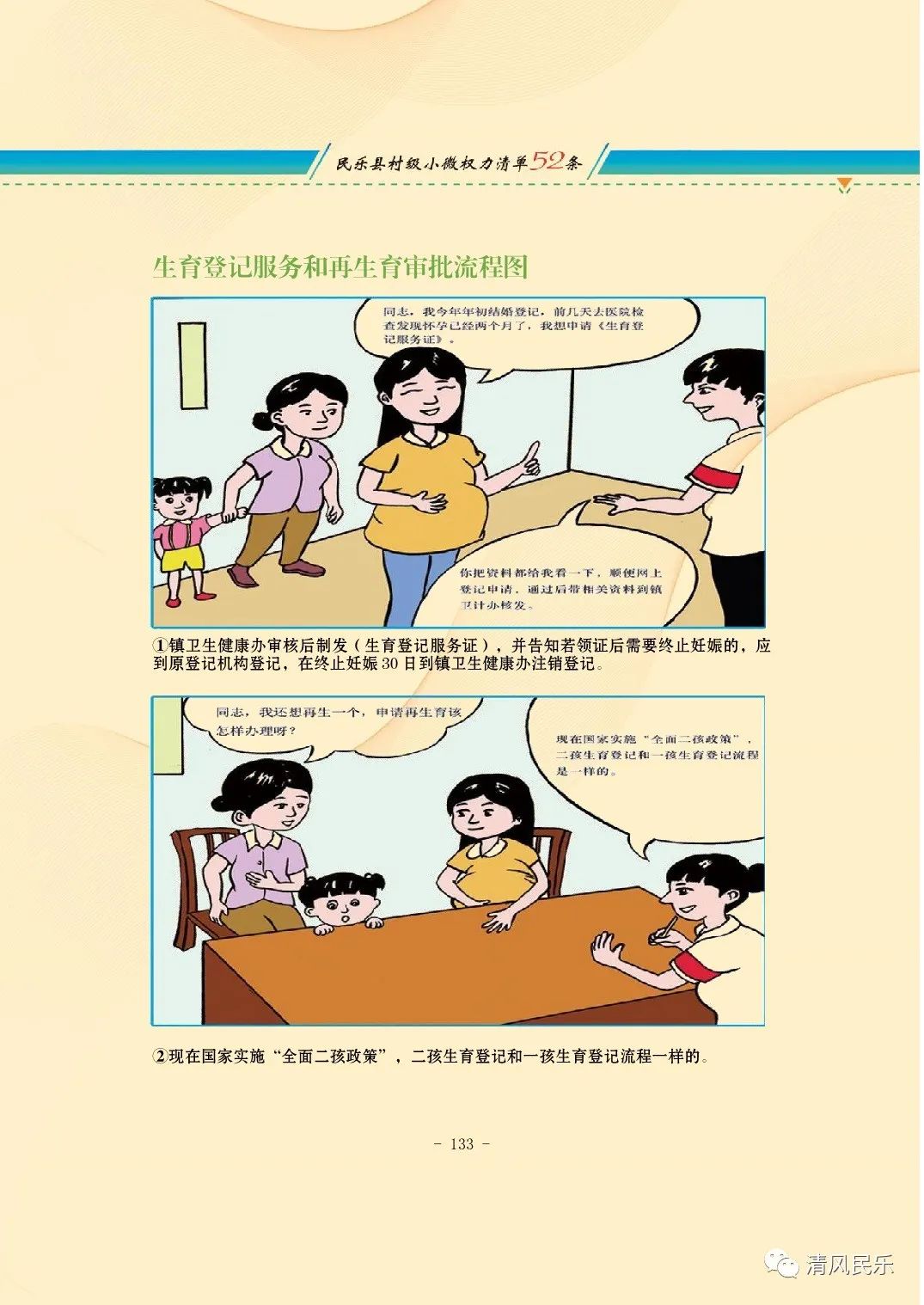 民乐县村级小微权力清单流程漫画