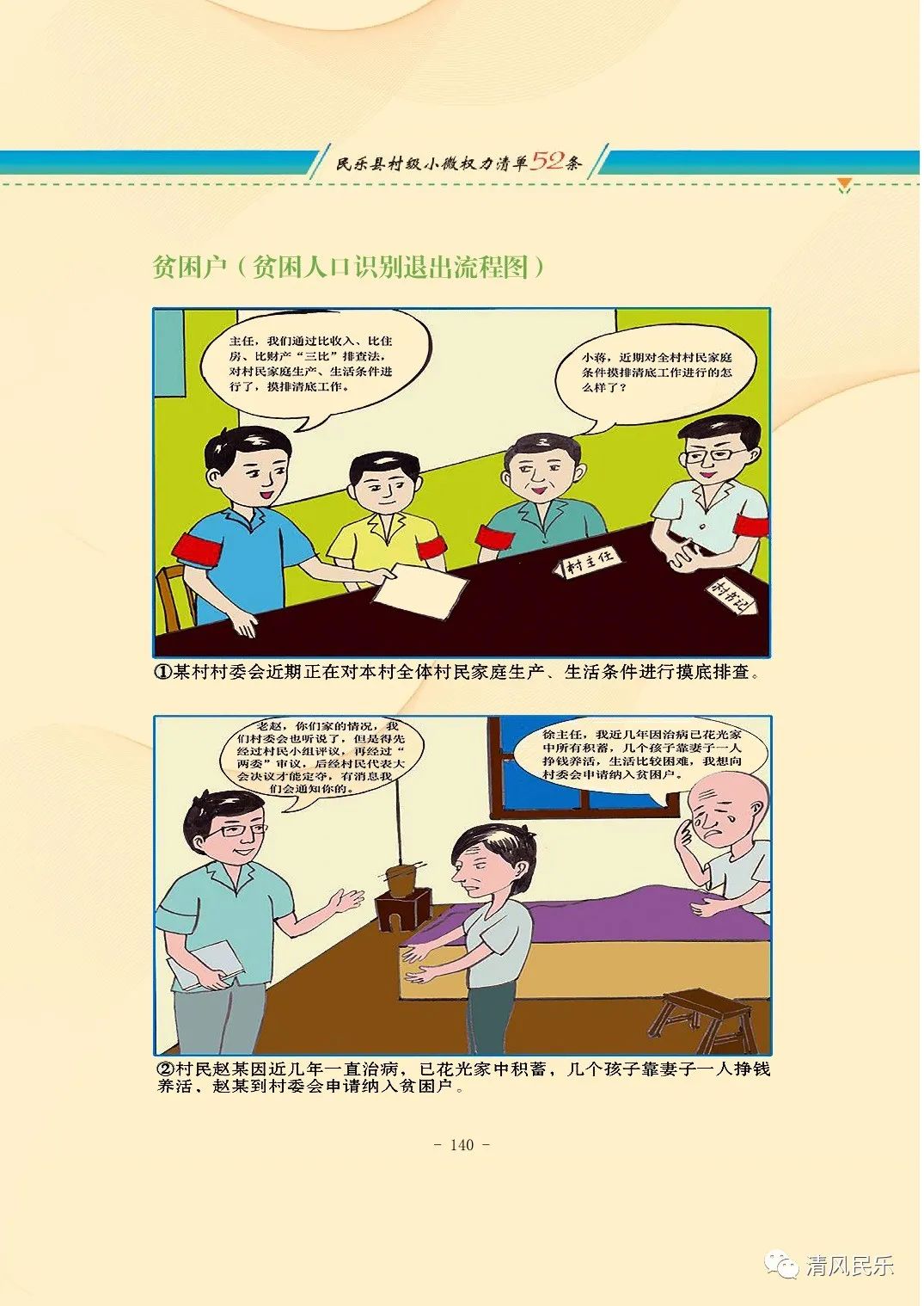 民乐县村级小微权力清单流程漫画