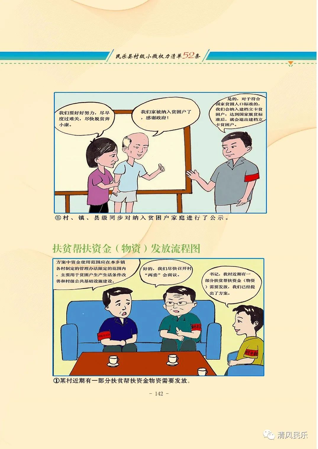 民乐县村级小微权力清单流程漫画