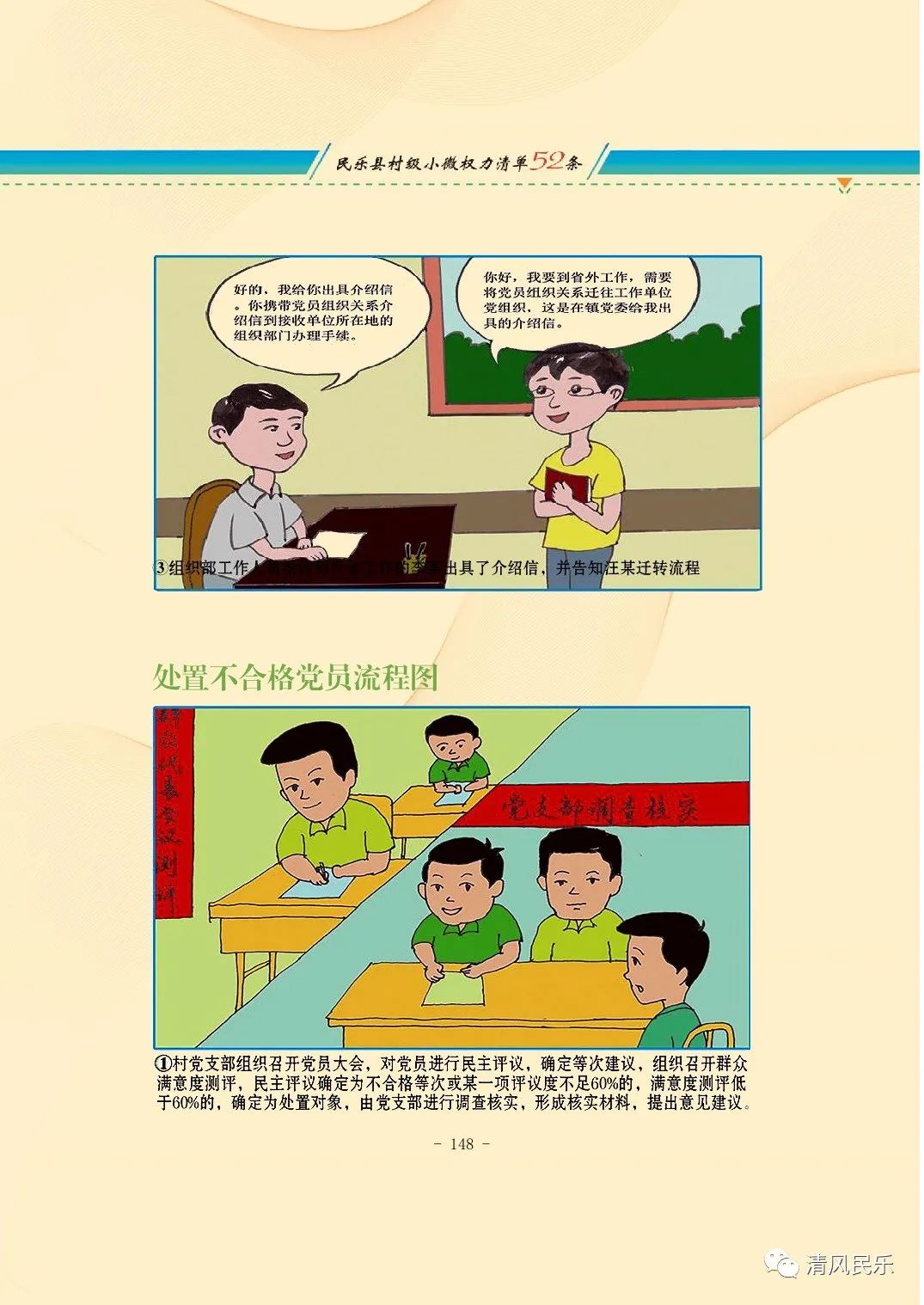 民乐县村级小微权力清单流程漫画