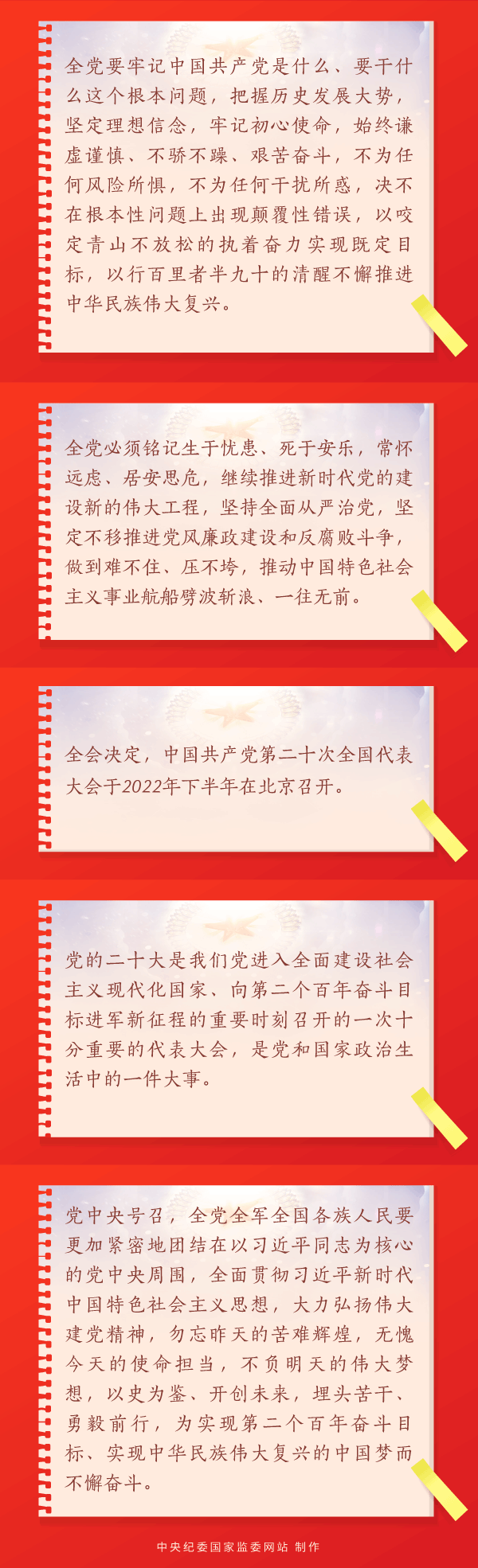 长图 | 学习六中全会公报