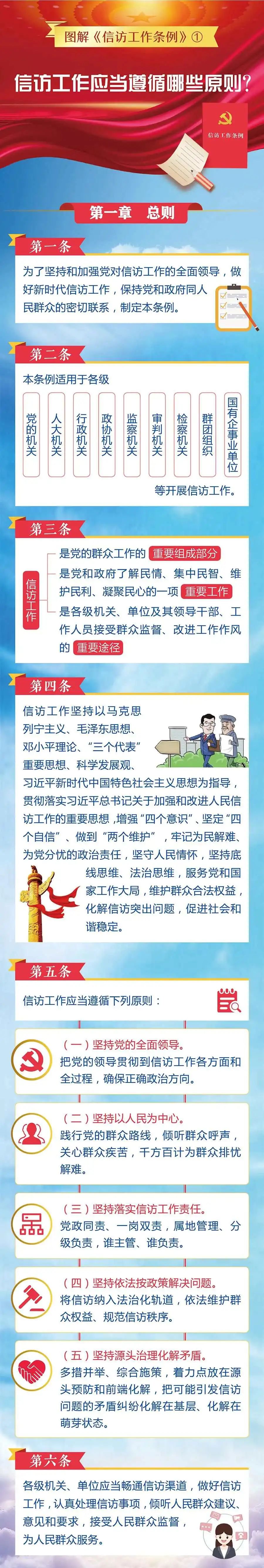 信访工作应当遵循哪些原则？