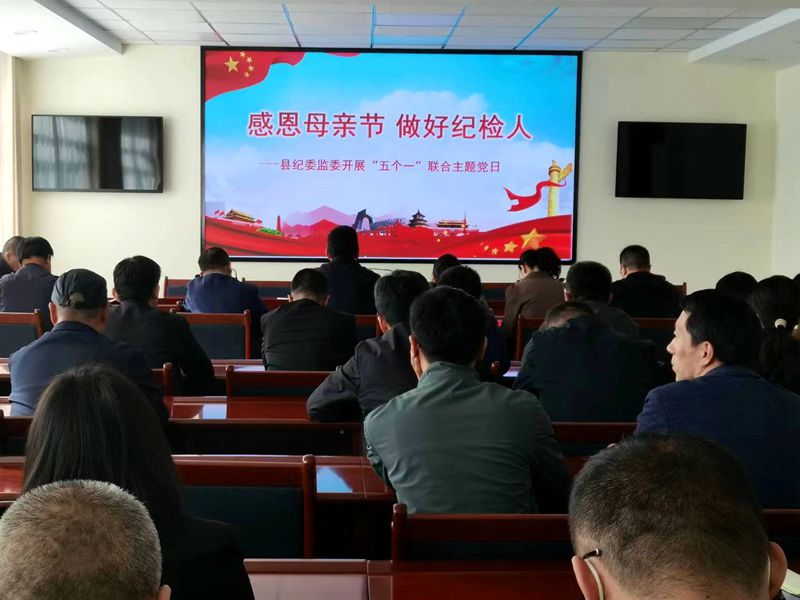 县纪委监委机关党支部联合开展“五个一” 主题党日活动