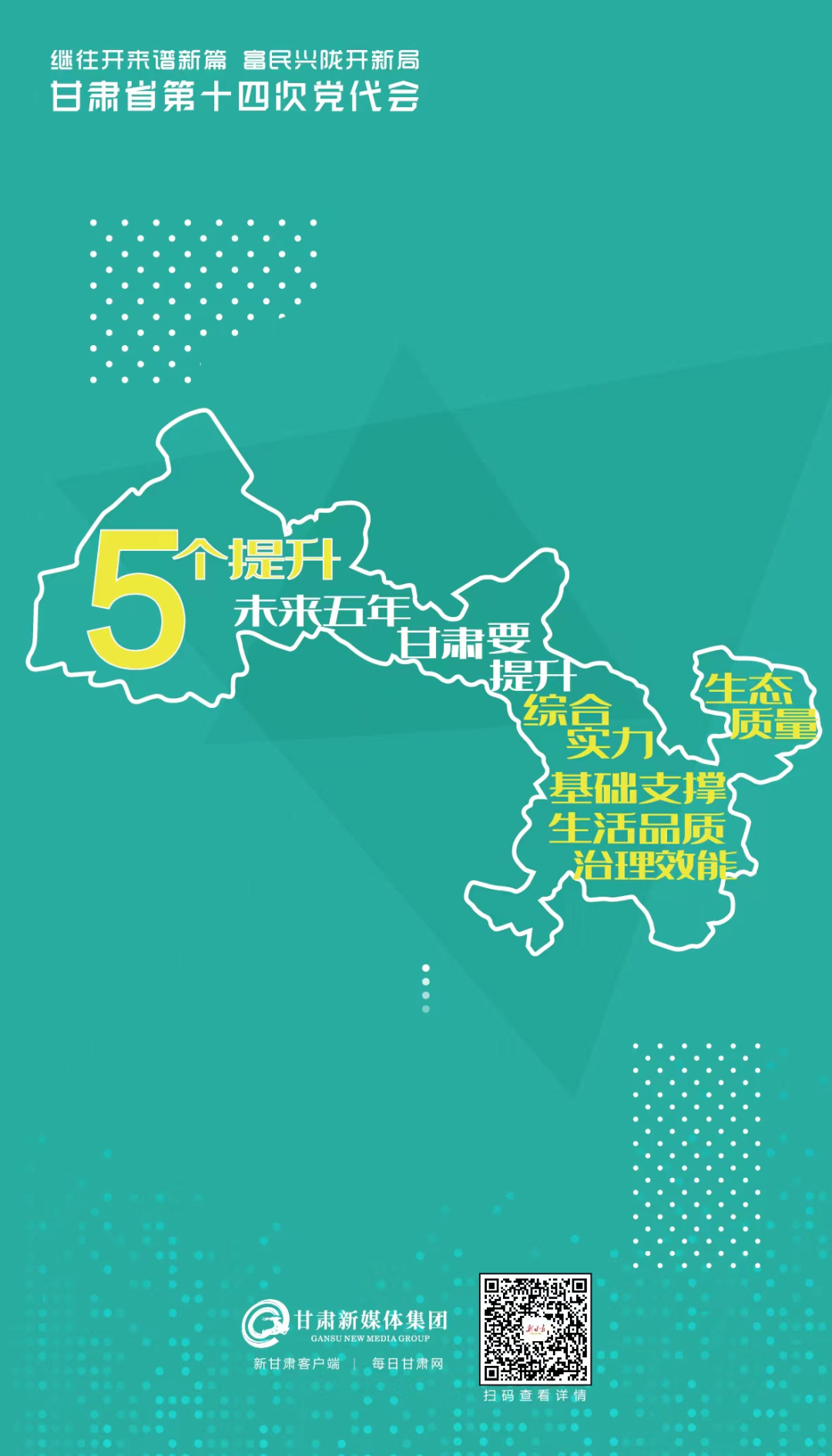 11个数字读懂甘肃省第十四次党代会报告
