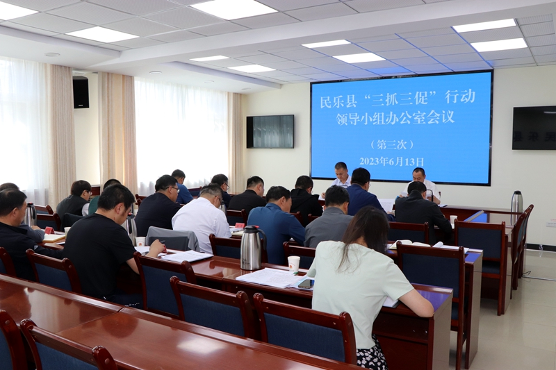 全县“三抓三促”行动领导小组办公室第三次会议召开