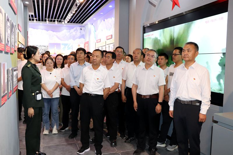 民乐县纪委监委机关开展“传承红色基因·与党同心同行”主题党日活动