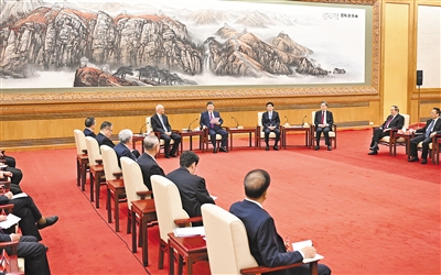 习近平同党外人士共迎新春
