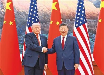 习近平同美国总统特朗普会谈