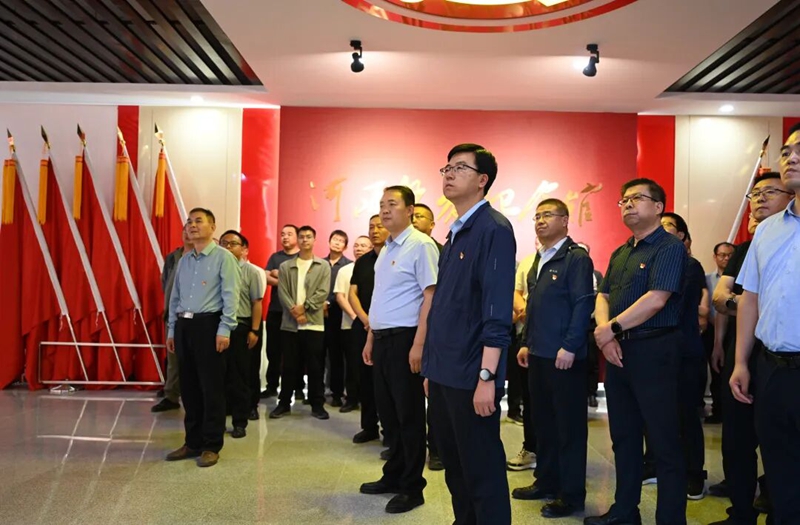 “传承勤廉守初心·涵养正气树形象”——张掖市纪委监委机关党委联合民乐县纪委监委机关党总支开展主题党日活动