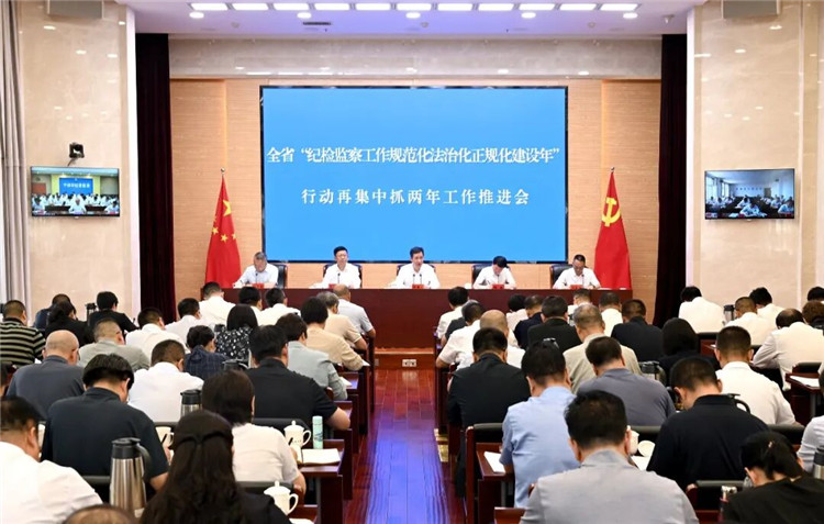 全省“纪检监察工作规范化法治化正规化建设年”行动再集中抓两年工作推进会召开