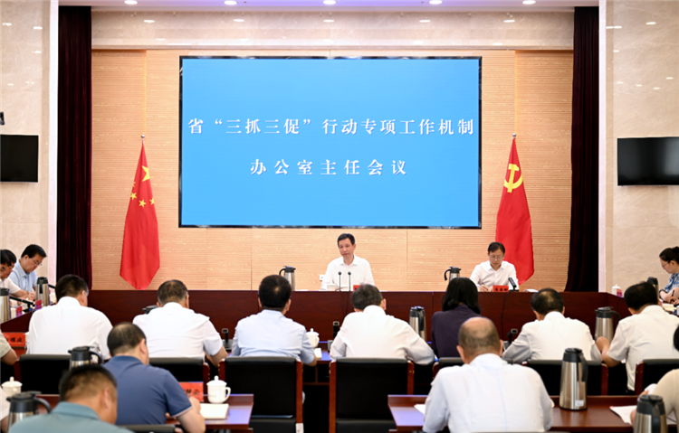 甘肃省“三抓三促”行动专项工作机制办公室主任会议召开